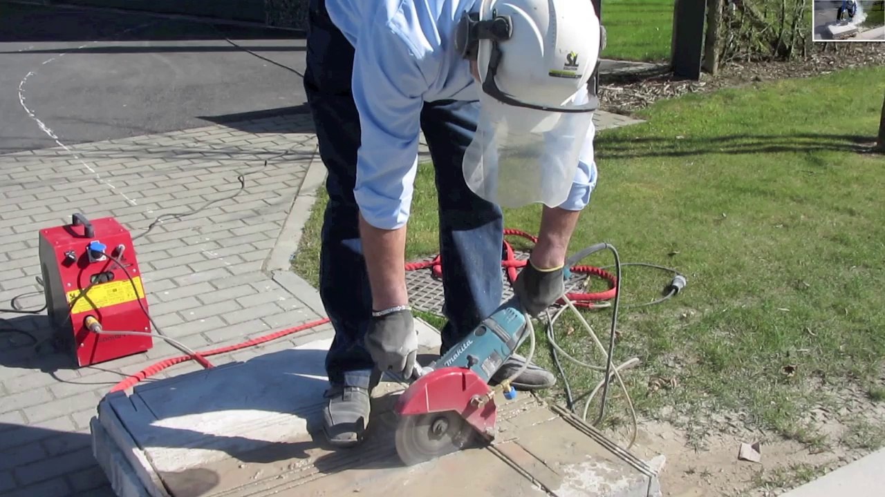 Stofvernietigingssysteem van SL-Solution is de oplossing voor stofvrij zagen en slijpen! = kwartsstofvrij