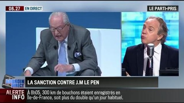Le parti pris d'Hervé Gattegno : Front National : La réaction du parti envers Jean-Marie Le Pen n'est pas une sanction mais un avoeu – 11/06