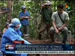 Perú inicia exhumación de víctimas amazónicas