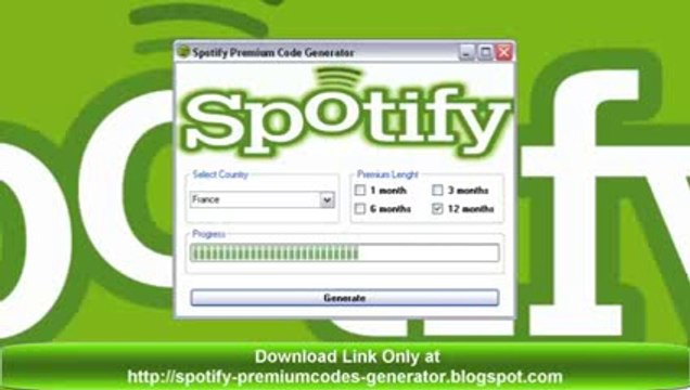 Free Spotify Premium Code Generator [No Survey][Working][12 Months Subscription] 2013