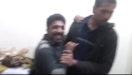 Naveed and Jordan Kiss after fighting