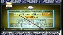 Quran Suniye Aur Sunaiyye 10 Jun 2014
