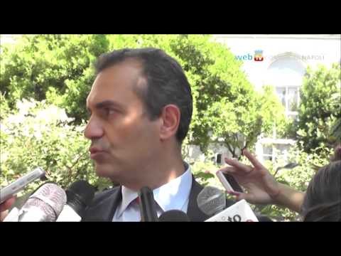 Napoli - De Magistris; vicinanza totale e assoluta a Erri De Luca (10.06.14)