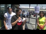 Napoli - Flash Mob per dare il benvenuto ai turisti -1- (10.06.14)