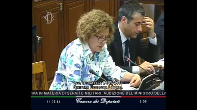 Roma - Servitù militari, audizione Ministro Pinotti (11.06.14)