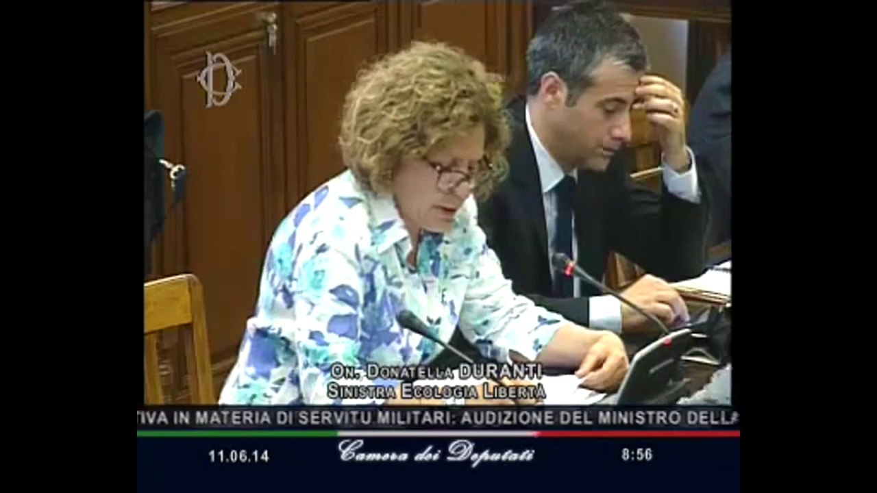 Roma - Servitù militari, audizione Ministro Pinotti (11.06.14)