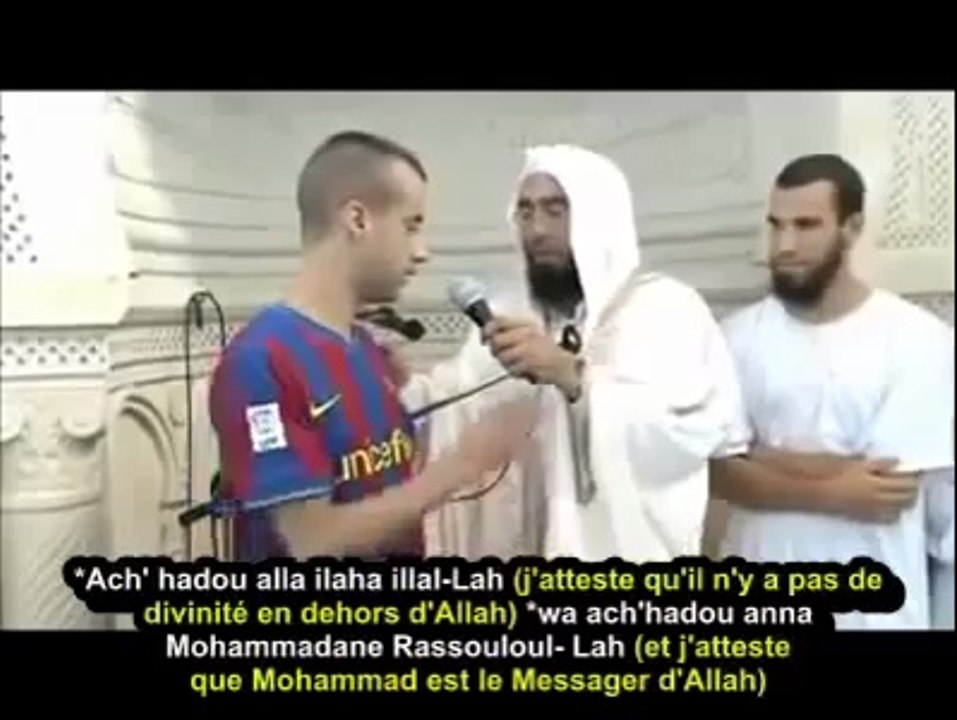 Convertion islam d'Adrien en Tunisie(imam Bachir Ben Hassan M'Saken)