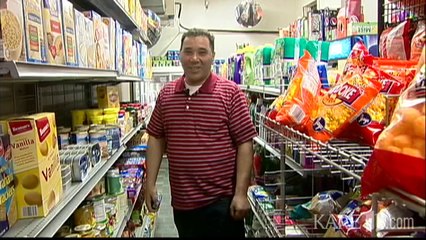 Store clerks fends off robber with can of tuna