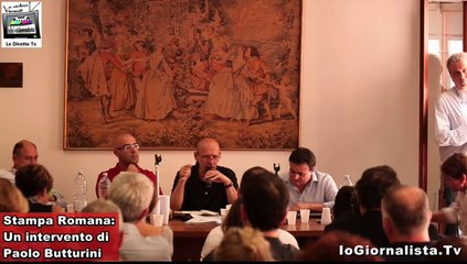 Stampa Romana, contratto Paolo Butturini Intervento
