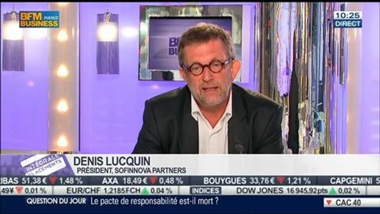 Que faut-il aujourd'hui pour réussir dans le capital-innovation ?: Denis Lucquin, dans Intégrale Placements – 11/06