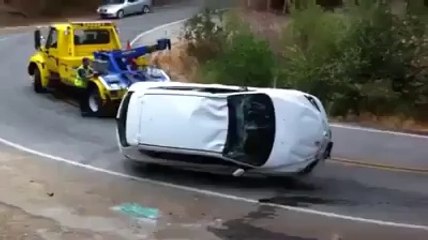 Çekici operatörünün izlenme rekoru kıran hatası