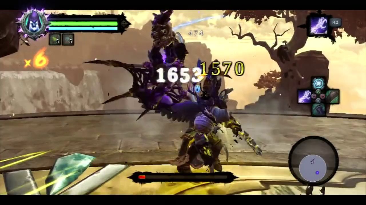 Darksiders 2 - A dos de griffon, combat angelique et combat demoniaque