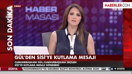 Cumhurbaşkanı Gül'den Sisi'ye Kutlama Mesajı