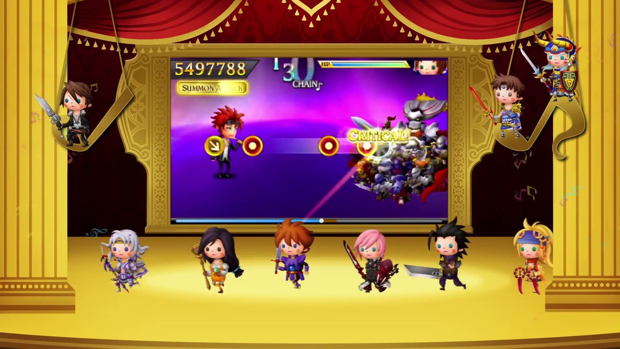 Nintendo 3DS - THEATRHYTHM FINAL FANTASY CURTAIN CALL E3 Trailer
