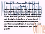 Debt consolidation | consolidate your debt