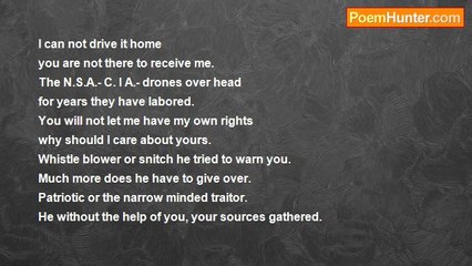 Is It Poetry - Edward Snowden