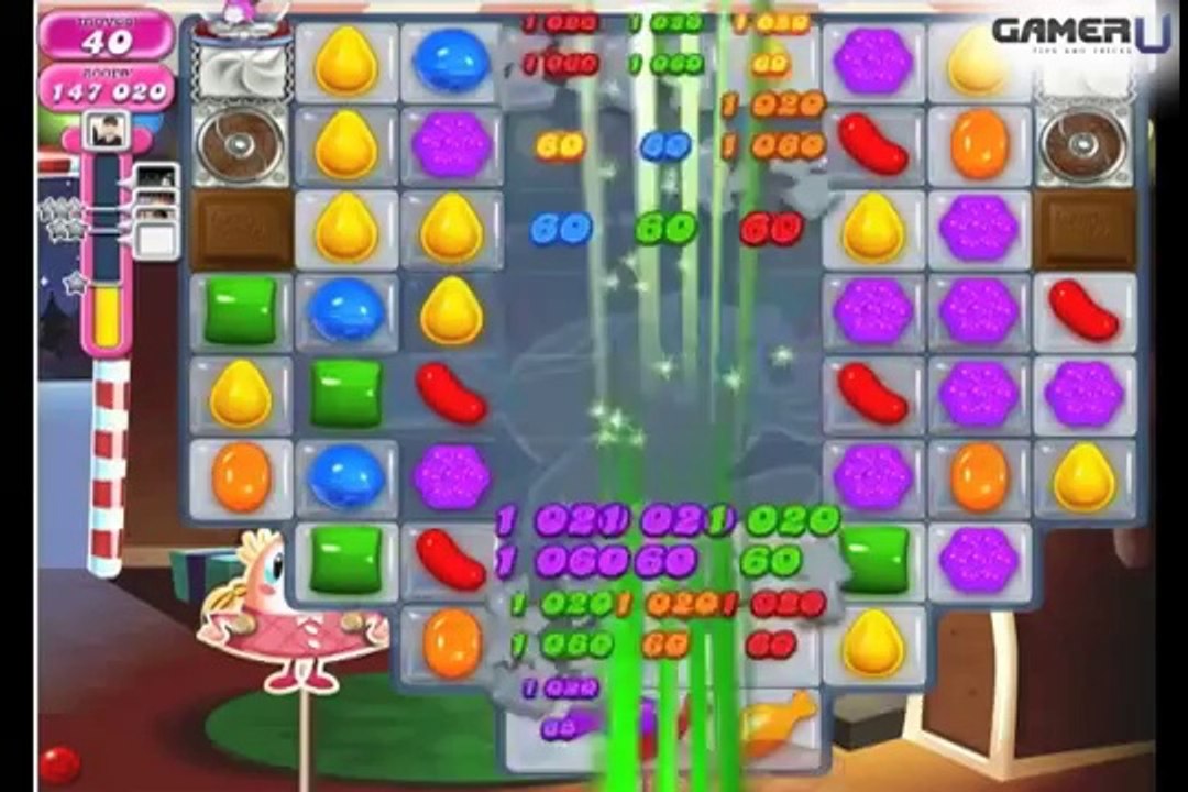 Candy Crush Saga Instructions How to cross level 275-GamerU Tips