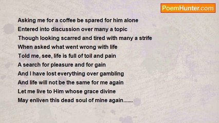 DEEPAK KUMAR PATTANAYAK - Coffee with a stranger