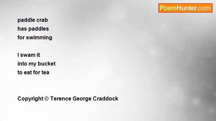 Terence G. Craddock - Tonight Sweet Crab Meat