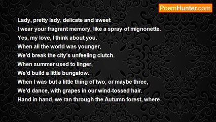 Cyndi K. Encinares Gacosta - Passing A Young Woman With The Flowery Scent
