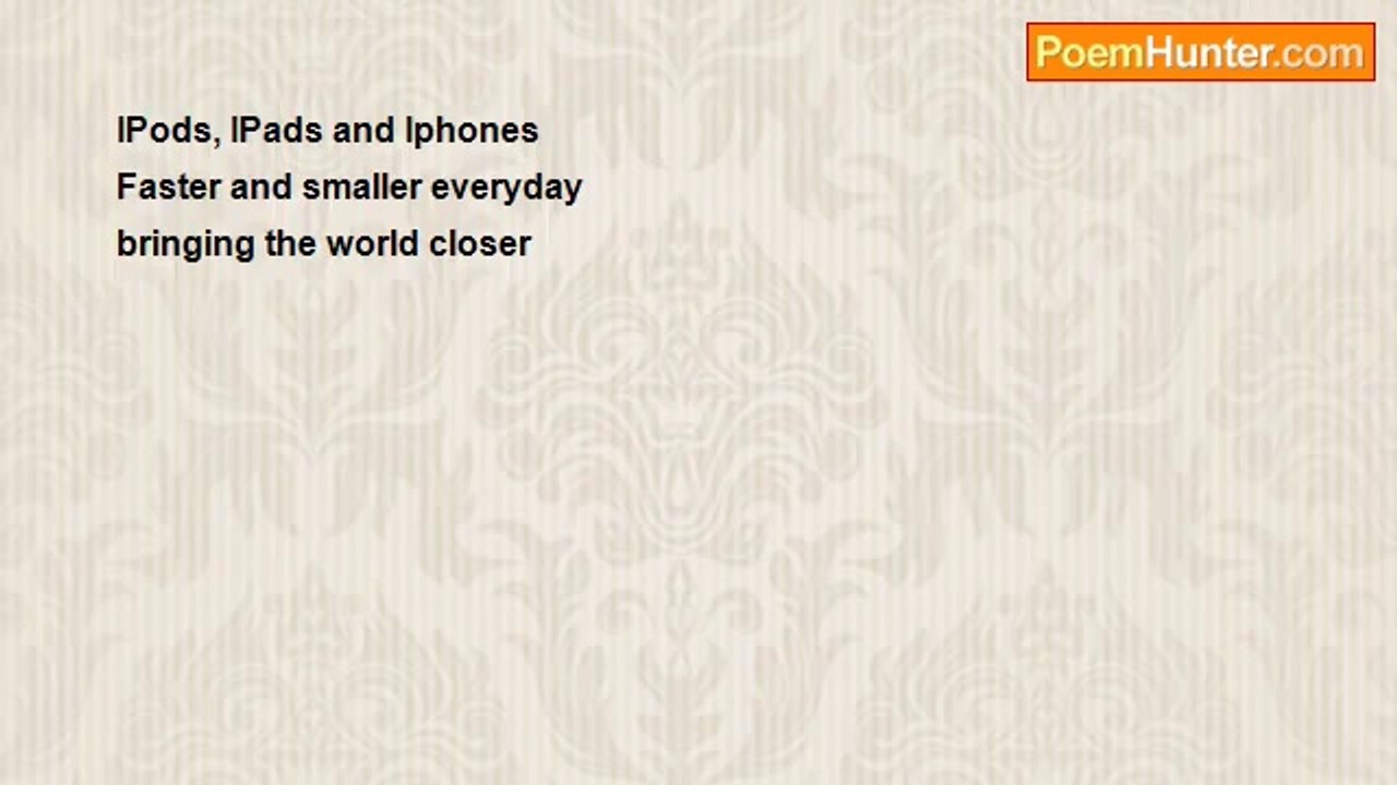 Allen Steble - IPods, IPads and Iphones