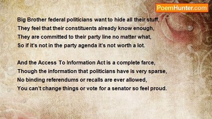 James Bredin - ACCESS TO INFORMATION