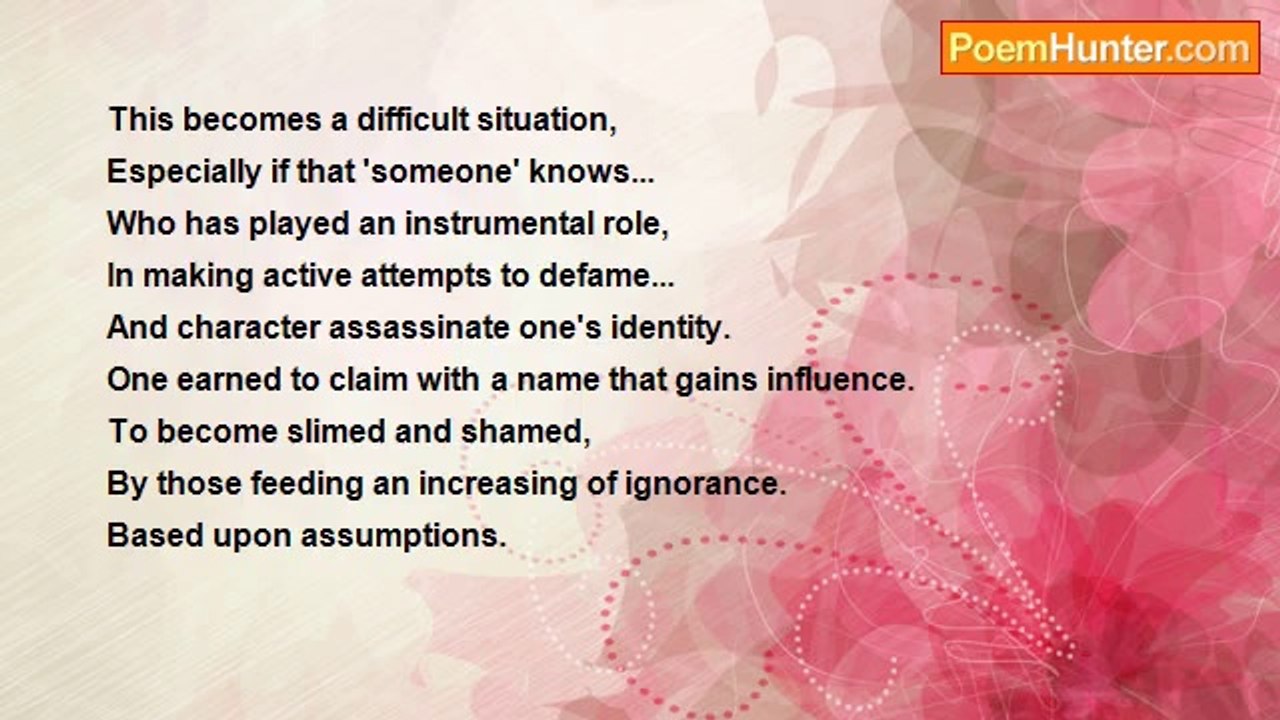 Lawrence S. Pertillar - Based Upon Assumptions