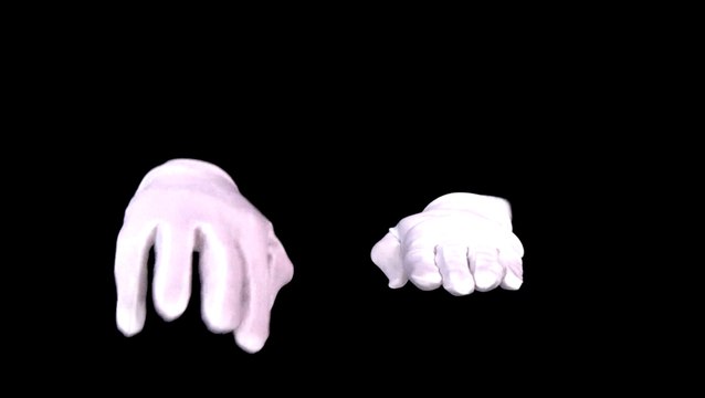 Passions Gestuelles, Partition Gants.