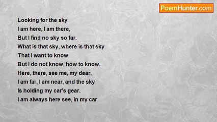 gajanan mishra - Looking For The Sky