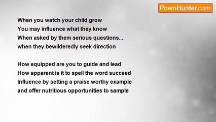 Theresa Ann Moore - Being A Parent