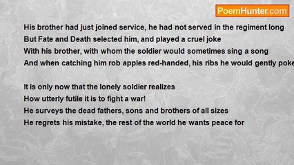 RONY PATRA - The Futility Of War