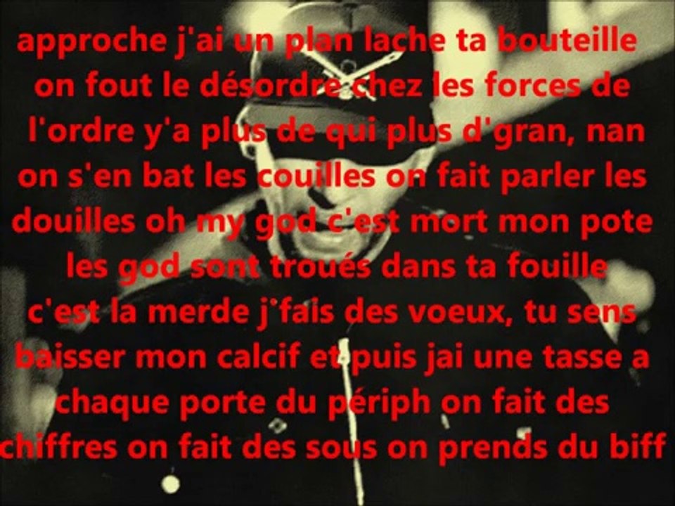 La Fouine - On s'en bat les couilles (Paroles / Lyrics)