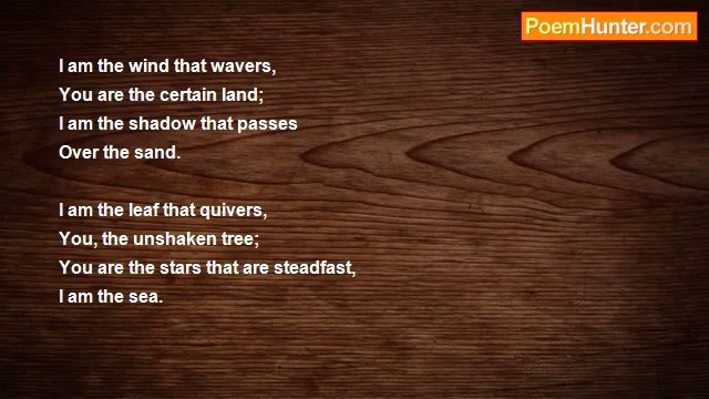 Zoe Akins - I Am The Wind