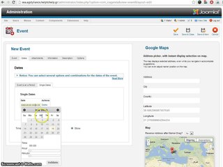 Καταχώρηση Εκδήλωσης σε Ημερολόγιο - Joomla 2.5