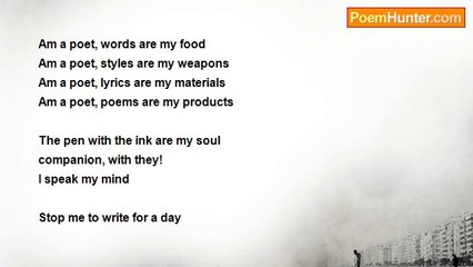 Stanley Okeke - Am a poet