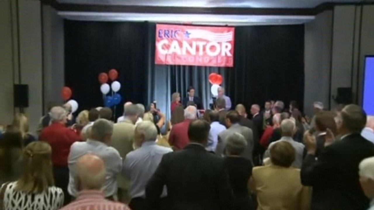 Republican Cantor suffers shocking loss to Tea Party rival