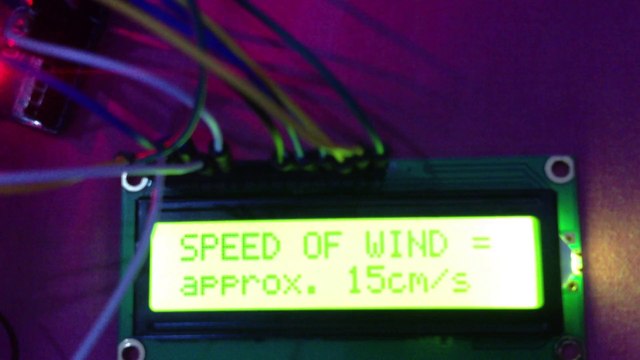 Detection of windspeed and direction using Fiber optic sensor