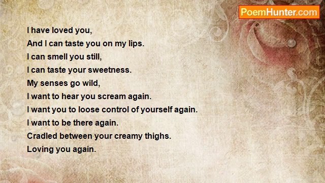 Don Juan Tenorio - I can Taste You On My Lips