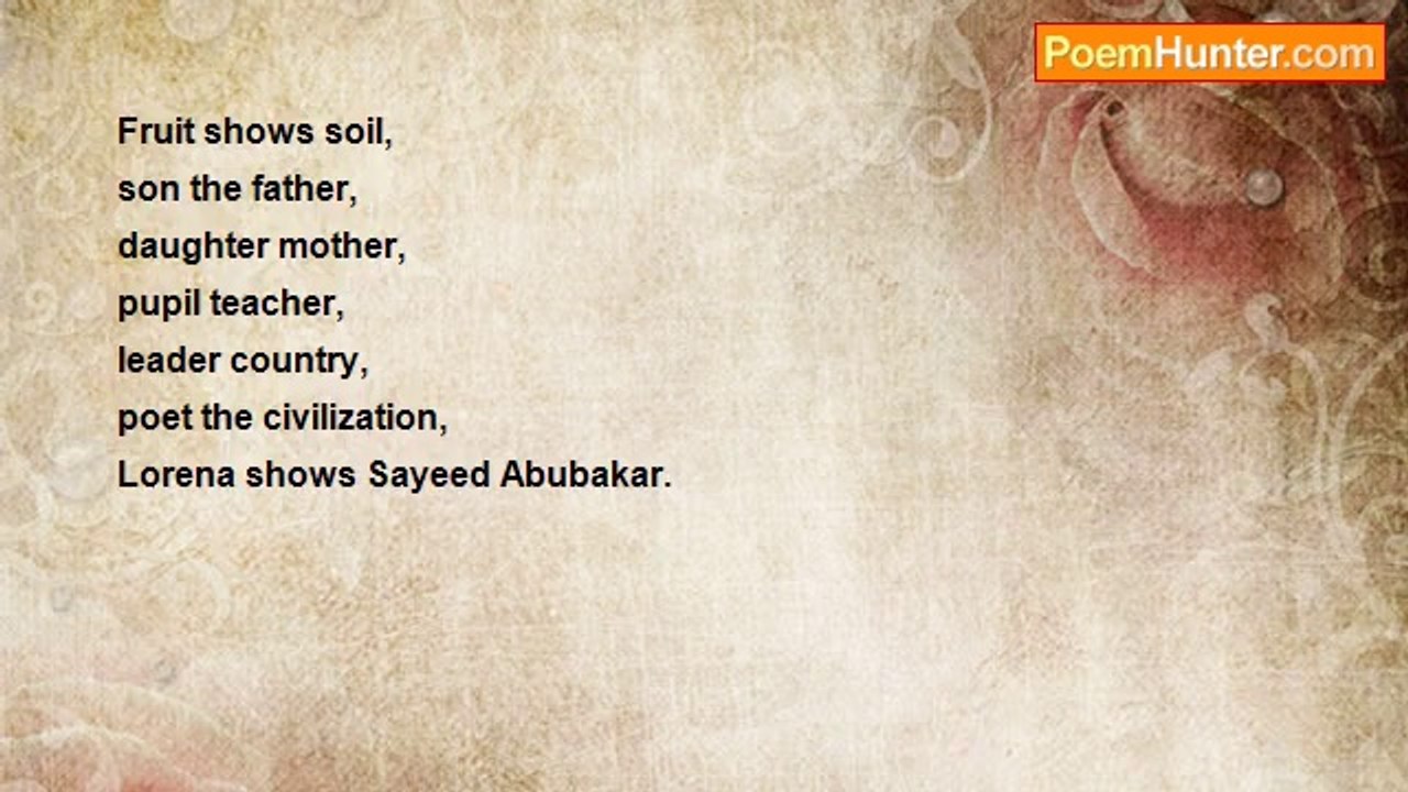 Sayeed Abubakar - Shows