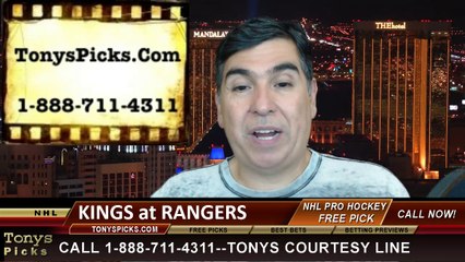 NHL Game 4 Pick Prediction New York Rangers vs. LA Kings Odds Playoff Preview 6-11-2014