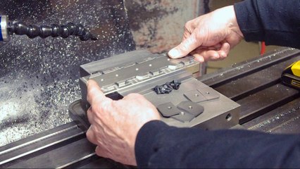 Brake pad tabs -machining