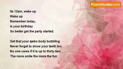 Onyekachukwu Vincent Onyeche - Ode: My Daughters' Birthday