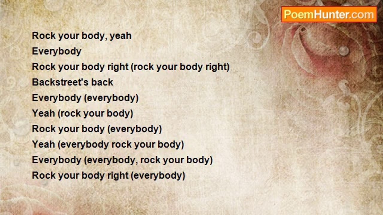 Zen Dhosze - Backstreet Boys - 'Everybody (Backstreet's Back) '