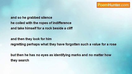 RIC S. BASTASA - the fruit of his silence and indifference