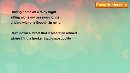 Jim Milks - The Rainy Night: A Limerick
