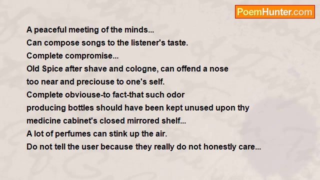 Michael Gale - Nasty Perfumes Make Me Really Ticked Off And Makes Me Angrily Fumes