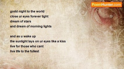 Kristen Woods - A bedtime nurseary rhyme