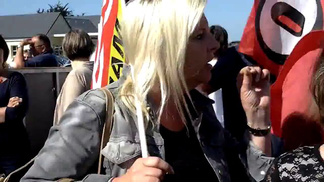 Le FN se fait jeter d'une manifestation à Valognes