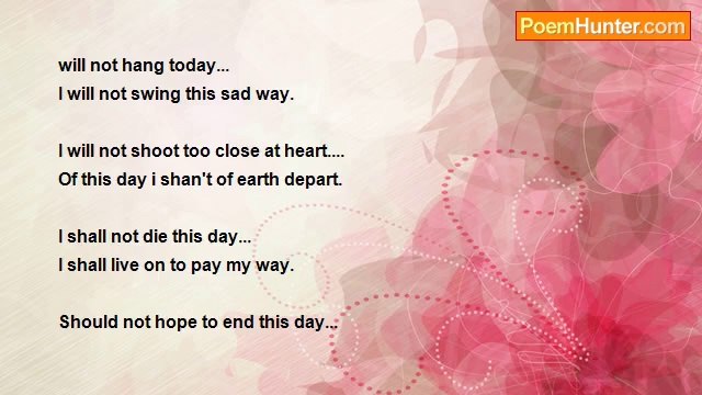 Michael Gale - I Will Not Hang Today.