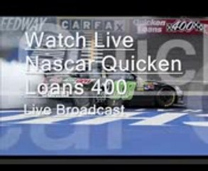 streaming nascar Quicken Loans 400 race